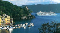 Crystal Cruises in Portofino, Italy