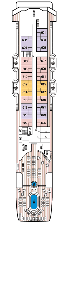 Deluxe Cruises Deck SUN