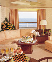 All Suite Cruises - Balcony, Veranda - Crystal Cruises, Crystal Harmony