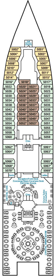 Deluxe Cruises Crystal Deck